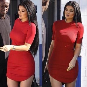 KYLIE JENNER INSPIRED RED DRESS